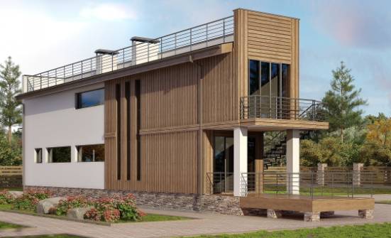 100-003-Л Проект двухэтажного дома, классический дом из теплоблока Астрахань | Проекты домов от House Expert