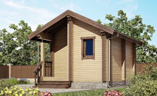 020-002-П Проект бани из дерева Ахтубинск | Проекты одноэтажных домов от House Expert