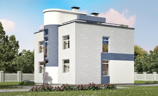 180-005-П Проект двухэтажного дома, уютный дом из теплоблока Ахтубинск | Проекты домов от House Expert
