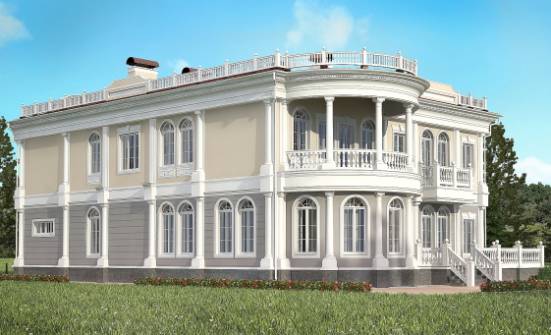 505-001-П Проект двухэтажного дома, гараж, современный дом из арболита Астрахань | Проекты домов от House Expert