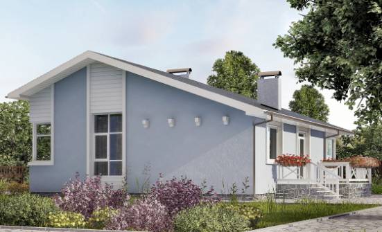 110-003-Л Проект одноэтажного дома, классический загородный дом из теплоблока Ахтубинск | Проекты домов от House Expert