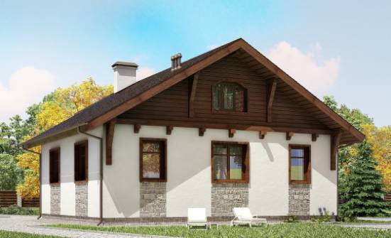 080-002-Л Проект одноэтажного дома, современный дом из теплоблока Ахтубинск | Проекты домов от House Expert