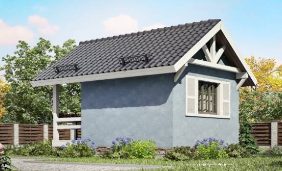 020-001-Л Проект одноэтажного дома, крохотный загородный дом из бревен Астрахань | Проекты домов от House Expert