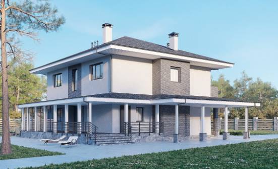 250-004-Л Проект двухэтажного дома, красивый домик из газосиликатных блоков Ахтубинск | Проекты домов от House Expert