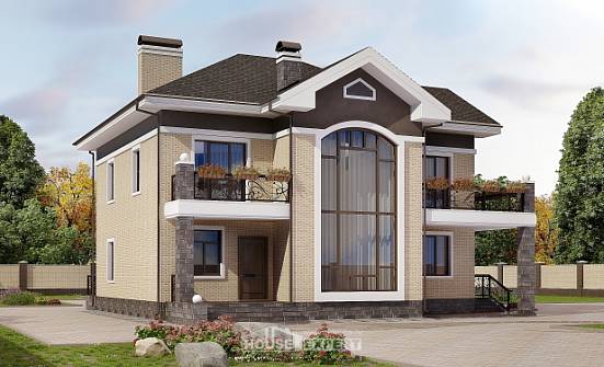 200-006-П Проект двухэтажного дома, простой дом из кирпича Астрахань | Проекты домов от House Expert