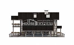 250-002-Л Проект двухэтажного дома с мансардой и гаражом, просторный дом из кирпича Астрахань, House Expert