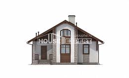080-002-Л Проект одноэтажного дома, компактный домик из пеноблока, Ахтубинск