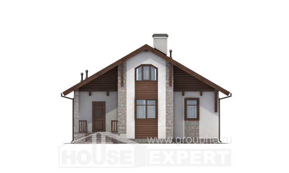 080-002-Л Проект одноэтажного дома, компактный домик из пеноблока, Ахтубинск