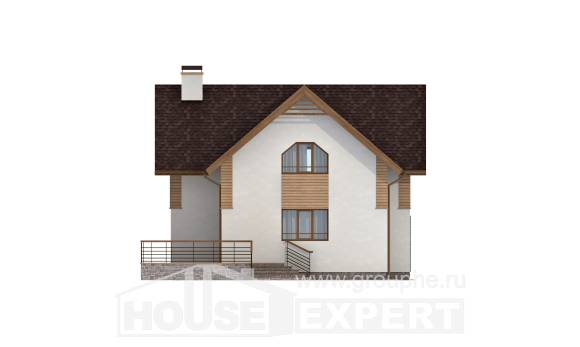 150-009-П  Проект двухэтажного дома, простой дом из газосиликатных блоков, Астрахань