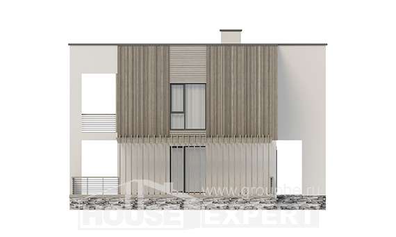 150-017-П Проект двухэтажного дома, экономичный дом из поризованных блоков Ахтубинск, House Expert