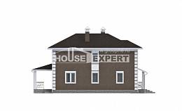 185-002-П Проект двухэтажного дома, бюджетный дом из керамзитобетонных блоков Астрахань, House Expert