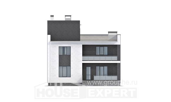 225-001-П Проект двухэтажного дома, простой дом из бризолита, Астрахань