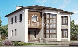 300-005-П Проект двухэтажного дома, красивый домик из кирпича, Ахтубинск