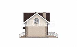 150-012-Л Проект двухэтажного дома мансардный этаж, экономичный загородный дом из газосиликатных блоков, Ахтубинск
