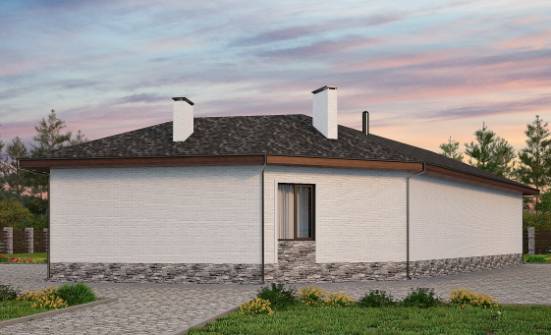 145-001-Л Проект бани из бризолита Ахтубинск | Проекты одноэтажных домов от House Expert
