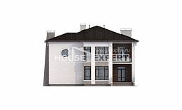 300-005-П Проект двухэтажного дома, красивый дом из кирпича, Астрахань