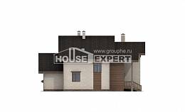 240-003-П Проект двухэтажного дома с мансардным этажом, простой дом из кирпича, House Expert