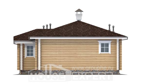 095-001-Л Проект одноэтажного дома, бюджетный дом из дерева Ахтубинск, House Expert