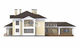 375-002-Л Проект двухэтажного дома, гараж, современный дом из кирпича, Астрахань