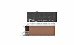 120-002-Л Проект двухэтажного дома с мансардой и гаражом, современный загородный дом из газосиликатных блоков, Ахтубинск