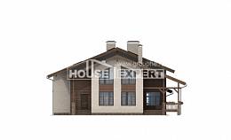 240-003-П Проект двухэтажного дома мансардой, красивый дом из кирпича, House Expert