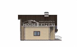 150-003-П Проект двухэтажного дома с мансардным этажом и гаражом, классический коттедж из теплоблока Ахтубинск, House Expert