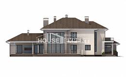 500-001-П Проект трехэтажного дома, гараж, просторный дом из кирпича, Астрахань