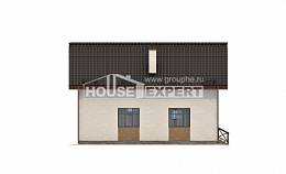 170-002-П Проект двухэтажного дома с мансардным этажом, красивый домик из керамзитобетонных блоков Ахтубинск, House Expert