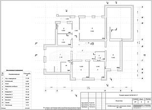 Отделочный план цокольного этажа