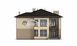 300-006-П Проект двухэтажного дома и гаражом, просторный домик из кирпича, Ахтубинск