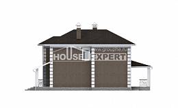 185-002-П Проект двухэтажного дома, компактный домик из блока Ахтубинск, House Expert