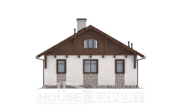 080-002-Л Проект одноэтажного дома, бюджетный дом из керамзитобетонных блоков, Ахтубинск