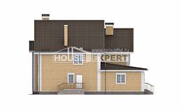 320-003-Л Проект двухэтажного дома, красивый домик из арболита, Астрахань