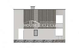 150-017-П Проект двухэтажного дома, экономичный коттедж из арболита, Астрахань